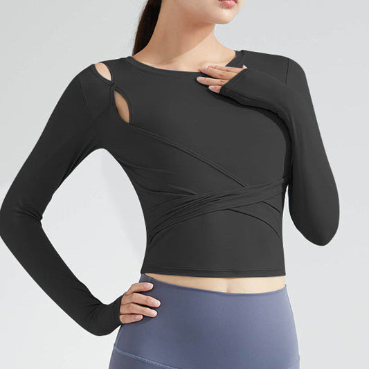 FlowForm Slim Cross-Front Yoga Top