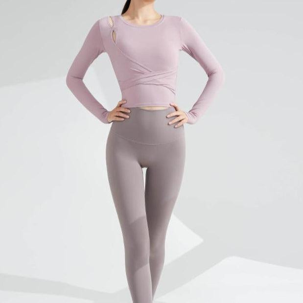 FlowForm Slim Cross-Front Yoga Top